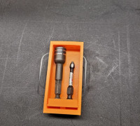 impact bit case and holster 3D model