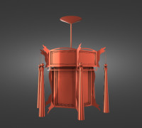 chinese  lamp 3D model