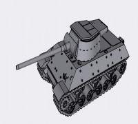 M36 Jackson tank hunter  3D model