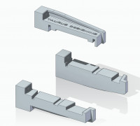 Playstation PS5 wall mount (left/right sided) 3D model