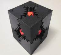 Customizable Cube Gears 3D model