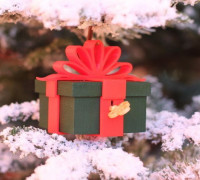 Lockable Present Ornament 3D model