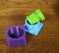 Russian doll maze puzzle box 3D model