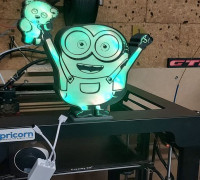 minion lamp 3D model