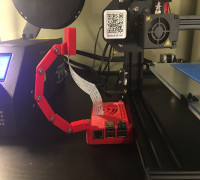 Raspberry Pi case with Pi Camera for CR-10 3D model