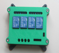 4-Channel Relay Module Case 3D model