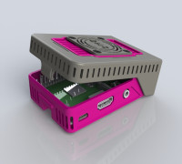 ePIc snapPI hinged pi case ( raspberry pi case 2 3 and 4 ) 3D model
