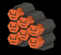 Hexagonal Organizer 3D model