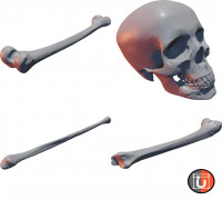 Skulls and Bones remixed as Base Addons 3D model