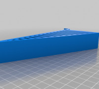 Slatwall 6" Shelf Hook 3D model