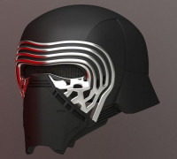 Kylo Ren Helmet 3D model