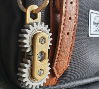 Fidget toy keychain 3D model