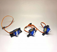 SG90 Servo Mounts 3D model