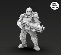 Battle Sisters Troops (1 Model) 3D model