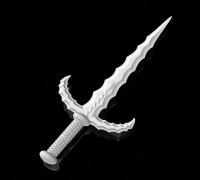 obsidian sword 3D model