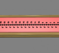 Binding cradle / book binding tools 3D model