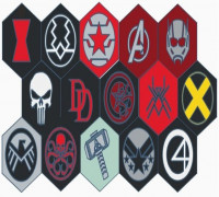 Marvel Coasters 3D model