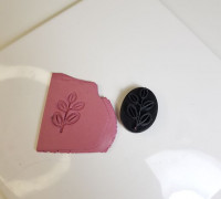 Polymer Clay Stamp 3D model