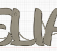 first name lamp Kelian 3D model