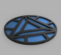Iron Man - Marvel Coasters 3D model