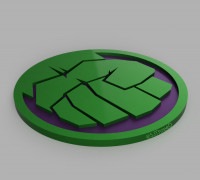 Incredible Hulk - Marvel Coasters 3D model