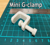 Mini G clamp 3D model