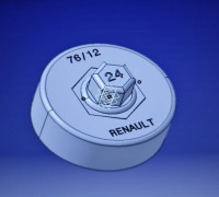 Renault oil filter key tool 3D model