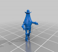 Fallout RPG - Settlement Protectron Sheriff  3D model