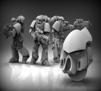 Marine Helmet 3D model