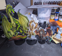 Paper Mini bases 3D model