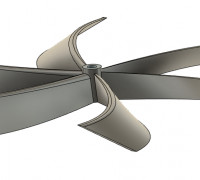 6 Bladed Drone/RC Propeller 3D model