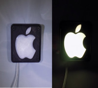 Apple Logo LED Nightlight/Lamp 3D model