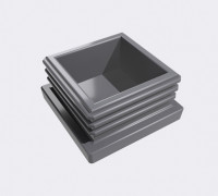 End cap 3D model