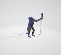 Monkey lamp 3D model