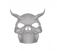 Halloween Cosplay Mask 3D model