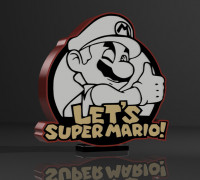 lamp mario v2 3D model