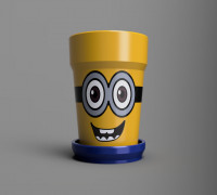 Minion Planter 03 3D model