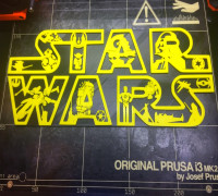 Star Wars Logo Mural 3D model