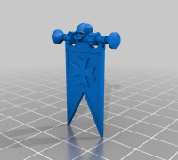 TemplarBanner 3D model