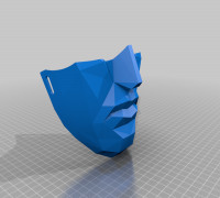 Front Man Half Mask Squid Game 3D model