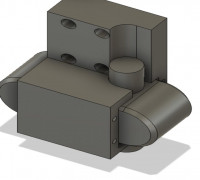 BTT Smart Filament Sensor Mount for Ender 5 Plus 3D model