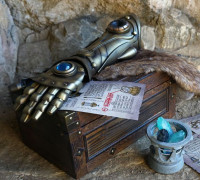 Skyrim Wraithguard Dwemer Gauntlet 3D model
