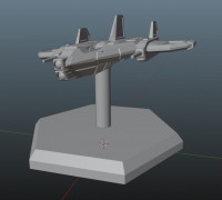 Star Dagger Aerospace Fighter 3D model