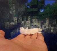 Minecraft Axolotl 3D model