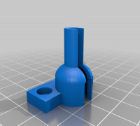 Anycubic i3 Mega S bowden support 3D model