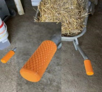 Wheelbarrow handles 3D model