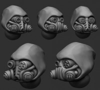 Scavenger Heads 3D model