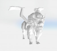 Dragonne 3D model