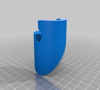 Corner rail holder 3D model