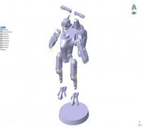 robot battlesuit 3D model